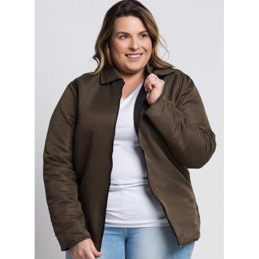 Imagem de Jaqueta Feminina Plus Size Dupla Face Microfibra - Serena-Feminino