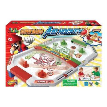 Imagem de Jogo De Mesa Super Mario Air Hockey Com Acessórios Epoch