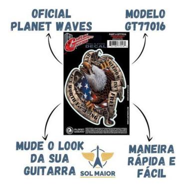 Imagem de Planet Waves Guitar Tattoo Freedom Eagle Gt77016