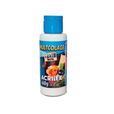 Imagem de Multcolage Cola Gel Decoupage Para Tecido TÊXtil 120g Acrilex