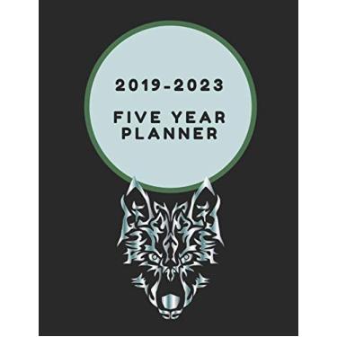 Imagem de 2019-2023 Five Year Planner: Wolf Themed Weekly Diary