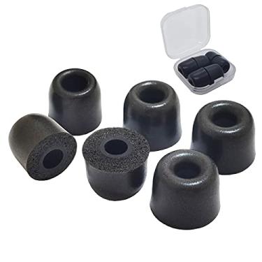 Imagem de Luckvan Pontas de espuma viscoelástica para fones de ouvido JayBird Série 60S de reposição para fones de ouvido JayBird Tarah JayBird Run Air, JayBird Freedom JayBird X4 X3 X2, 3 pares LMS