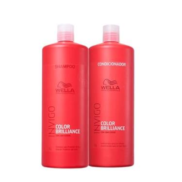 Imagem de Kit Wella Professionals Invigo Color Brilliance Shampoo Condicionador 1L