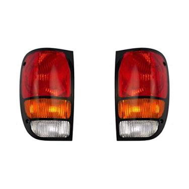 Imagem de Para Mazda B2300/B2500/B3000/B4000 luz traseira 1998 1999 2000 pares do lado do motorista e do passageiro para MA2800108, MA2801108 | ZZM0-51-160P1, ZZM0-51-150P1, ZZM0-51-150P1