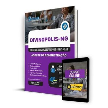 Imagem de Apostila Prefeitura de Divinópolis - MG 2024 - Agente de Administração