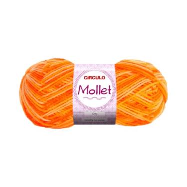 Imagem de lã Mollet Novelo 100g 200m 9059 ABÓBORA