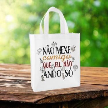 Imagem de Sacola Retornável Tecido - Ecobag - Não Mexe Comigo - Lojas Áurea