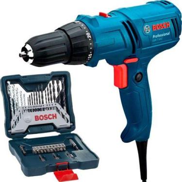 Imagem de Kit Parafusadeira Bosch Gsr 7-14 E Com X Line 33 Peças 110v