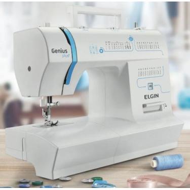 Imagem de Máquina de Costura Elgin Genius Plus+ JX 4035 - 31 Pontos - Completa C