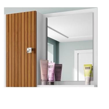 Imagem de Armário Banheiro com Espelheira Porta(BCO/RIP)