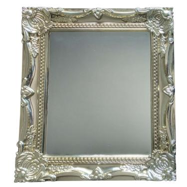 Imagem de Espelho Com Moldura Dourada 33x30x3cm Vertical / Horizontal Saldão