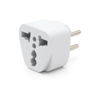Imagem de Genérico Adaptador Universal de Tomada Conecte Globalmente de UK,EU para BR, Bivolt!