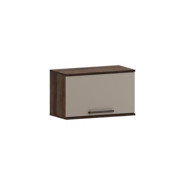 Imagem de Armário Aéreo 60cm 1 Porta Basculante Luna Luciane Móveis Nogueira Dourado-cinammon