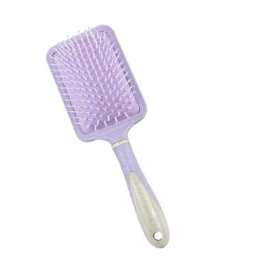 Imagem de Escova para cabelos cacheados, seca ou molhada - Escova desembaraçadora de nylon para cabelos embaraçados e macios | Design ergonômico de nível profissional com dentes largos para cabelos grossos (02)