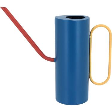 Imagem de Vaso Decorativo Enfeite Metal 23x25x25cm Azul