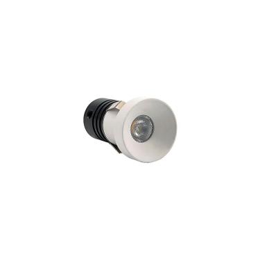 Imagem de Spot De Embutir Nordecor Auko Lai Mini Redondo Led Alto Irc 90 1w Bivolt Branco 3000k Luz Amarela 6536