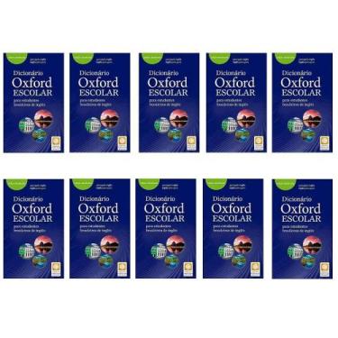 Imagem de Kit 10 Dicionario Oxford Escolar Para Estudantes Brasileiros de Ingles