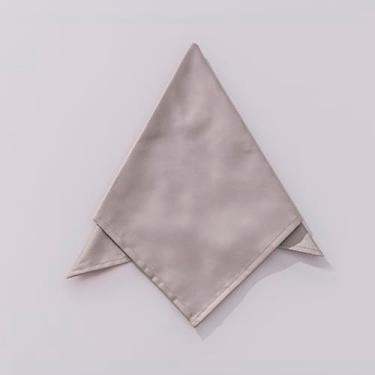 Imagem de Plumasul Guardanapo Bella Mesa 100% Algodão Cetim 400 fios 40x40cm - Cor Cinza