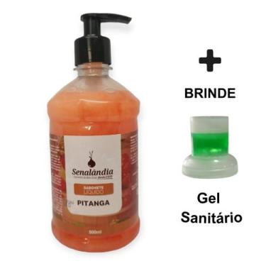 Imagem de 1 Sabonete Líquido Grande 500ml Cheiroso de Pitanga Válvula Pump da Se