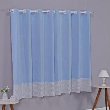 Imagem de Cortina Baby 2 Metros Quarto de Bebê Infantil Menino Menina Varão Simp