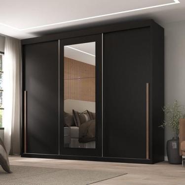 Imagem de Guarda-roupa Casal 3 Portas de Correr e 6 Gavetas Spazio - Maxel