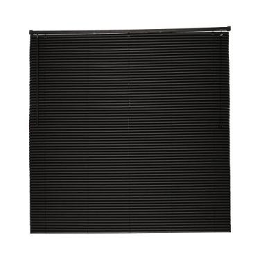 Imagem de Persiana Premier Horizontal PVC 25mm 140x160cm Preta Conthey Evolux - 