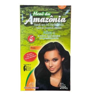 Imagem de Henê Da Amazônia Em Pó Preto 200g - Divina Dama