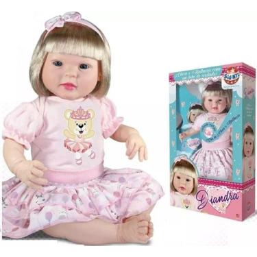 Imagem de Boneca Diandra Loirinha Baby Kiss Chora E Balbucia Sid - Nyl - Sid-Nyl
