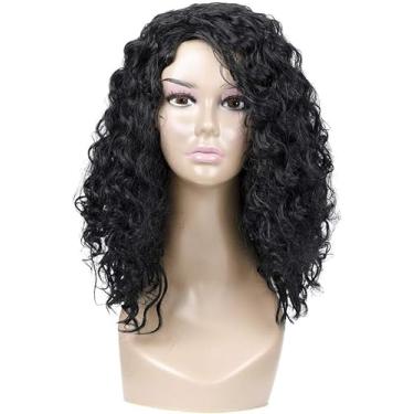 Imagem de Peruca De Cabelo Humano Afro - Cabelo Brasileiro Lace Frontal Mulher Natural Cabelo Brasileiro Peruca Humana Bob Peruca Curta Onda Profunda Cabelo Fivela Grau, Black