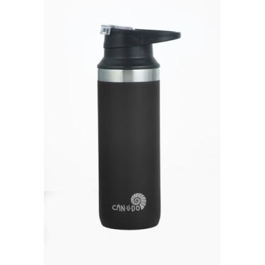 Imagem de Garrafa de Aço Inoxidável / Inox 500ml Office - Can.U.Do, Black coffee