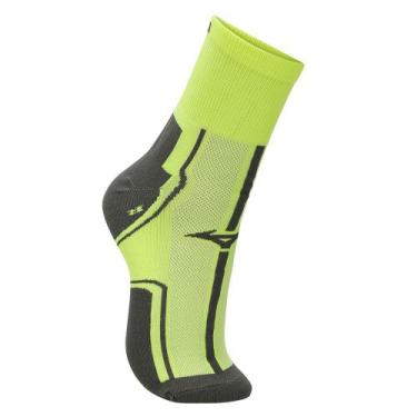 Imagem de Meia Mizuno Performance Cano Médio Tam. 39-44, Amarelo, 39-44