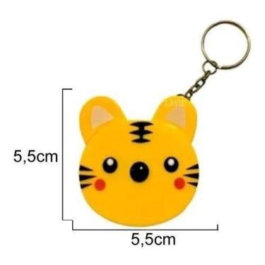Imagem de Fita Métrica Chaveiro Bichinho Tigre - Universal