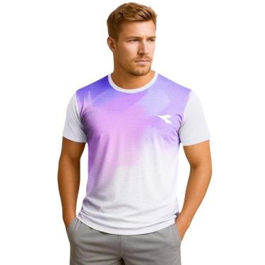 Imagem de Camiseta Diadora Small Logo Degradê Masculina