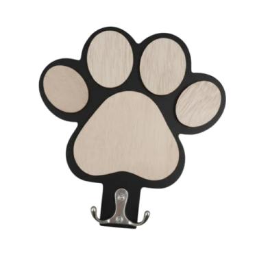 Imagem de Whtkoph Suporte de Parede para Coleira de Cachorro, Organizador para Coleiras Caninas, Ideia de Presente para Animais de Estimação Perdidos, Cabideiro Exclusi, preto