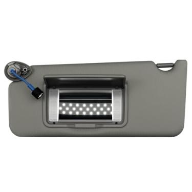 Imagem de Viseira de sol cinza do lado esquerdo do motorista com luz espelhada adequada para Honda Accord 2008-2017 Substitui 83280T2FA52ZB