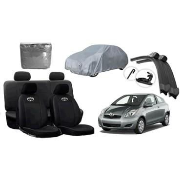 Imagem de Capa de couro +Capa de cobrir + Limpador de para - brisa -Toyota yaris 05-12