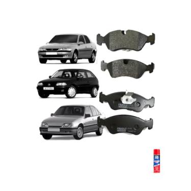 Imagem de Kit Pastilha Freio Dianteira GM Vectra 96 Astra 95 + CAR80 Anti Chio 300ml