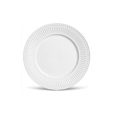 Imagem de Prato Raso Roma Branco 26Cm - Porto Brasil Branca
