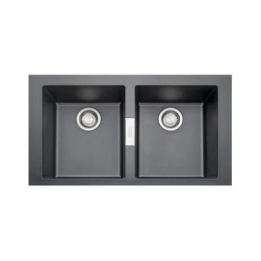 Imagem de CUBA FRANKE DUPLA SOBREPOR SIRIUS  86X51X20CM TECTONITE CARBONO 16781