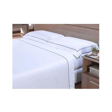 Imagem de Jogo De Cama Neo Elements 300 Fios Azul Marinho Casal - Camesa Casal