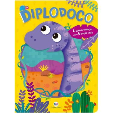 Imagem de Livro Diplodoco - Quebra-Cabeca De 6 Pecas