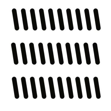 Imagem de kkmilamila Fitas de chumbo de 30 peças, fita adesiva alta de 3 g, acessórios pesados ajustáveis para melhor desempenho, melhorar o controle do balanço, para pickleballs, tênis, tacos de golfe.