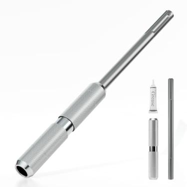 Imagem de Adaptador SDS Max para SDS Max com eixo de extensão de 31,7 cm, graxa incluída, kit de ferramentas de extensão elétrica para ferramentas adaptadas a martelo rotativo, broca e serra de furo