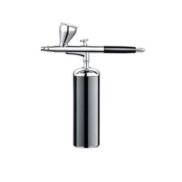 Imagem de Dual Action Pen Spray Silent Facial Unhas Airbrush Compressor Kit Art Design Foundation Maquiagem(Part A black)