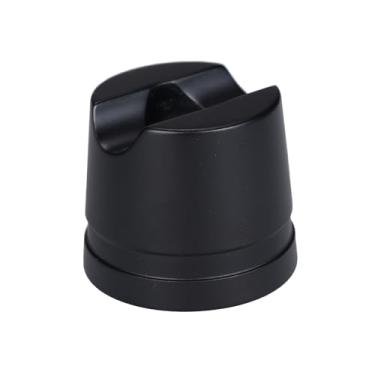 Imagem de Dioche Suporte de Lâmina de Segurança de Alumínio Premium Durável Mini Base de Suporte de Barbear para Homens Bancada do Banheiro Prata Fosco Preto Arma (Preto fosco)