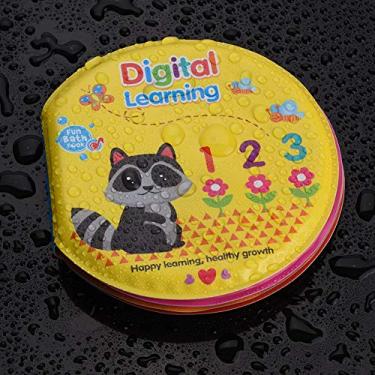 Imagem de Generic Livro de Pano de Banho para Bebês à Prova D'água, Livro Lavável à Prova de Rasgos para Desenvolvimento Visual, Aprendizagem Precoce para Bebês e Crianças (Número)