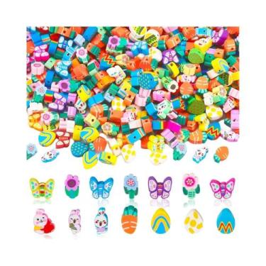 Imagem de Contas De Argila Polimérica Em Formato De Frutas 30 60 120 Peças Para 