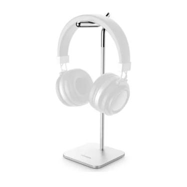 Imagem de Suporte De Mesa Headset Ugreen, Para Fone Ouvido Metal, Prata