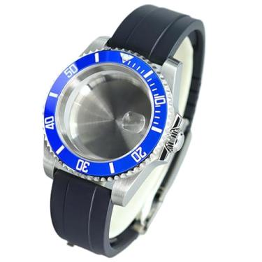 Imagem de FEIYASHI Caixa de relógio mecânico SUB Diver de 40 mm de aço inoxidável para movimento NH35 NH34/36/38 Miyota8215 8205 ETA2824 PT5000, Tampa inferior sólida 5, For ETA2824 PT5000 Movement, Caixa de