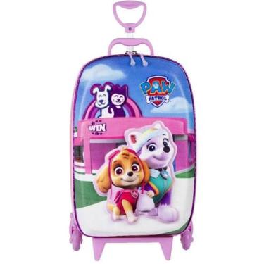 Imagem de Mochila Roda Tripla 3d Maxtoy Patrulha Canina Pet Shop - Diplomata, Ro